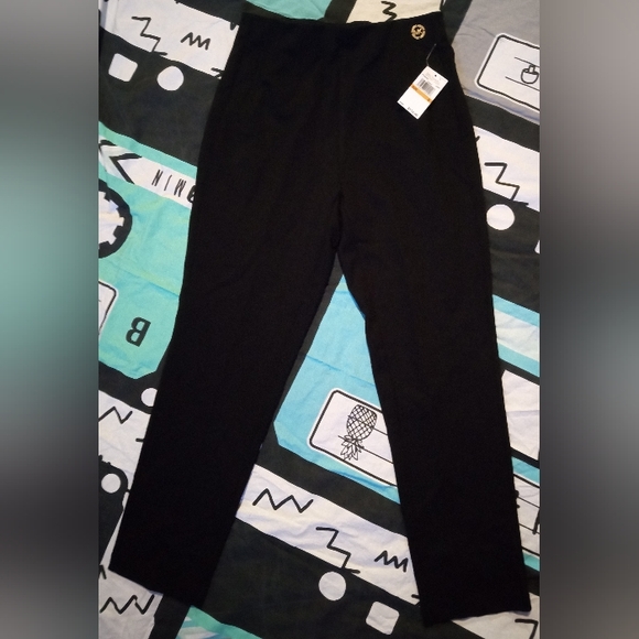 Michael Kors Straight Ankle Pull On Pants - Picture 4 of 6